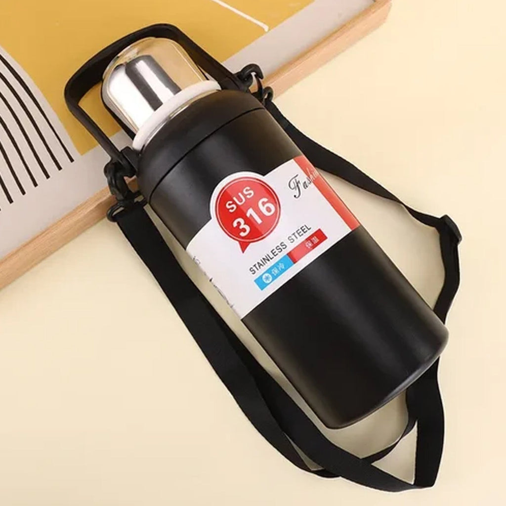 ALVENZA Stainless Steel Insulated Thermos Bottle – Airtight 1200ml