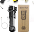 ALVENZA Rechargeable LED Torch – Emergency Hammer & Glass Cutter | Indo Glow
