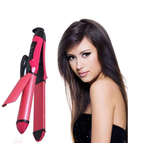 2-in-1 Hair Straightener & Curler Ceramic Plates | Calm & Curl