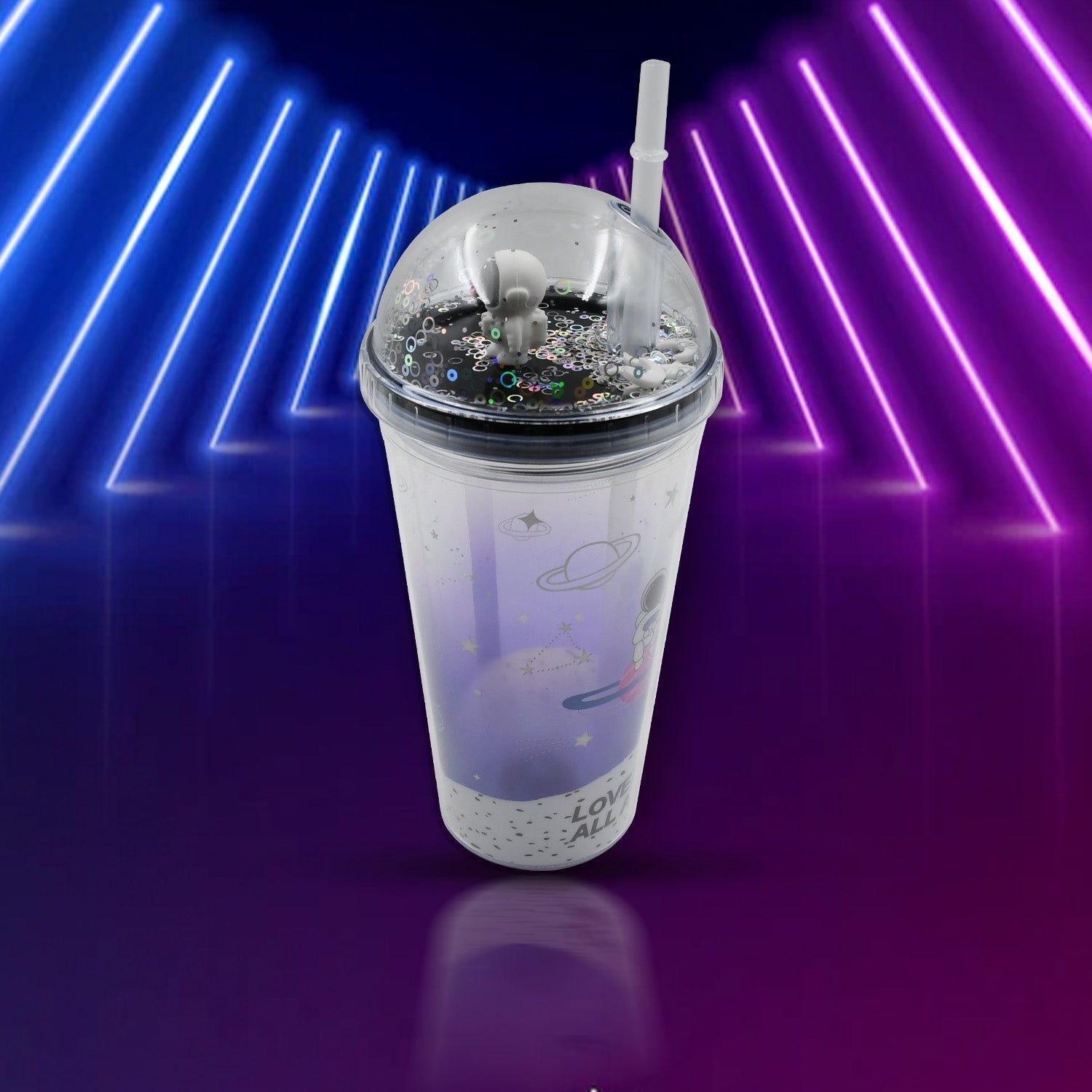 ALVENZA Astronaut Tumbler with LED Light – Insulated 13oz | FERVENT