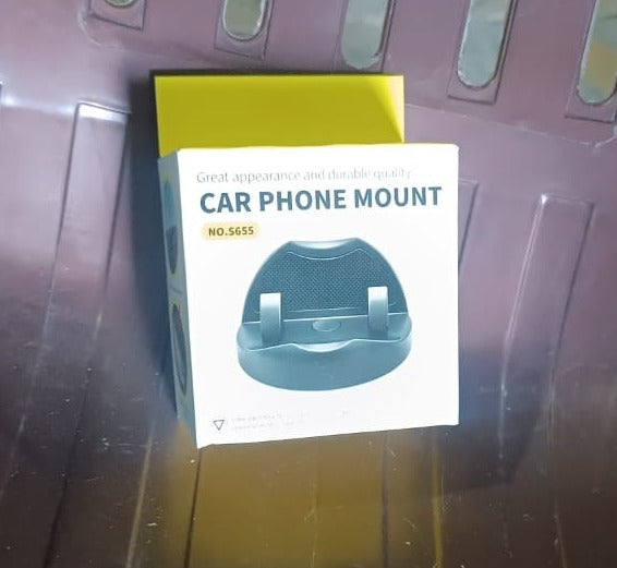 ALVENZA Car Phone Holder – 2-in-1 Anti-Slip Dashboard Mount | Velvet Wheels