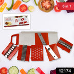 Vegetable Slicer 6-in-1 Multi-Blade Cutter & Dicer | Quickslice - Side View