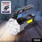 ALVENZA Rechargeable LED Flashlight – Portable 7-LED COB Torch | PHOBIA