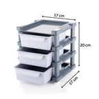 Makeup Organizer Drawer – 3-Layer Compact Cosmetic Storage | Organivo