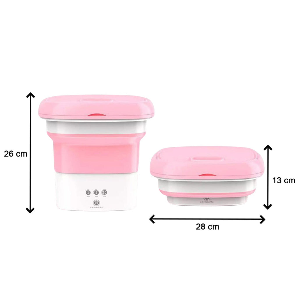 ALVENZA Mini Foldable Washing Machine – Portable Laundry Solution | Indo Glow