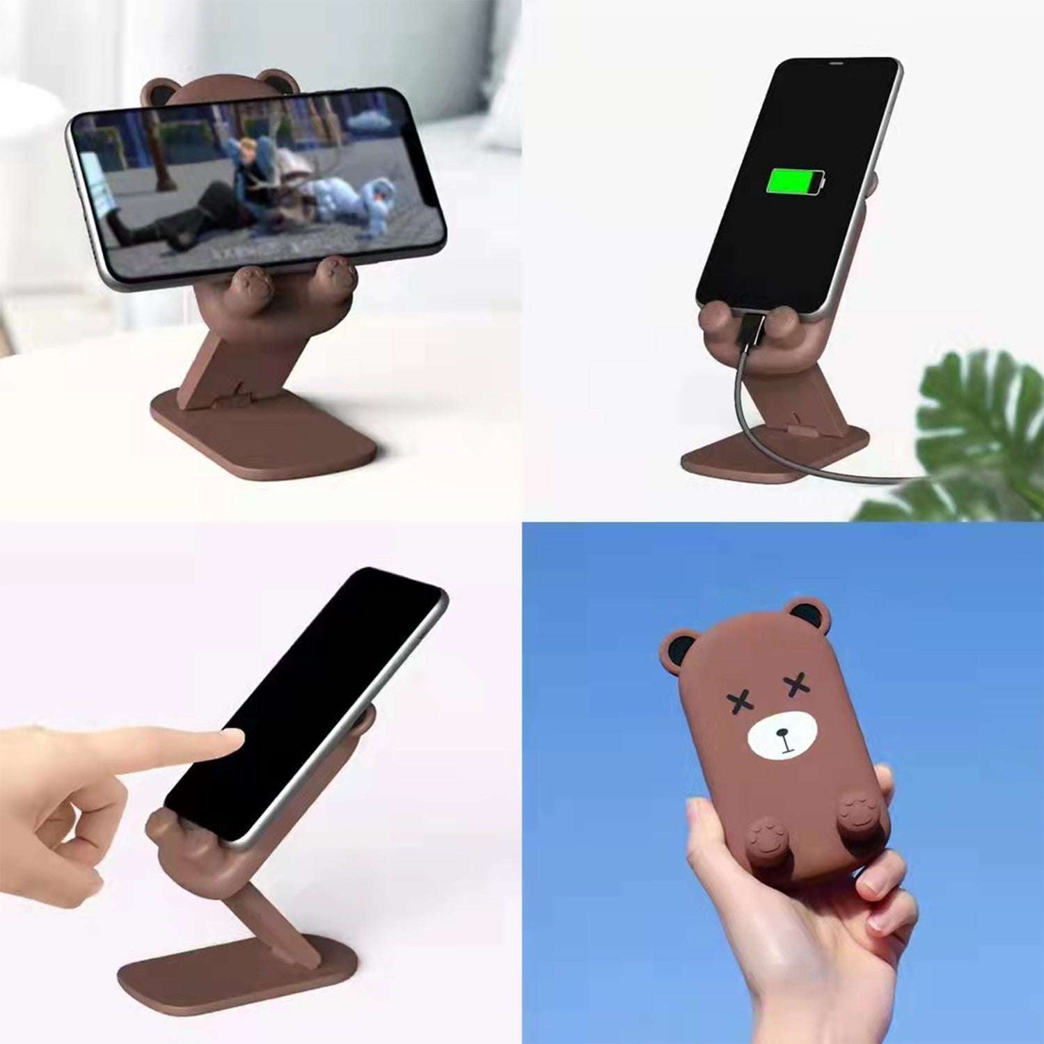 ALVENZA Mobile Stand – Cute Cartoon Adjustable Foldable for Phones & Tablets | PHOBIA