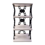 Multipurpose Foldable 4 Layer Storage Rack Space Saving Organizer - Detail View 5