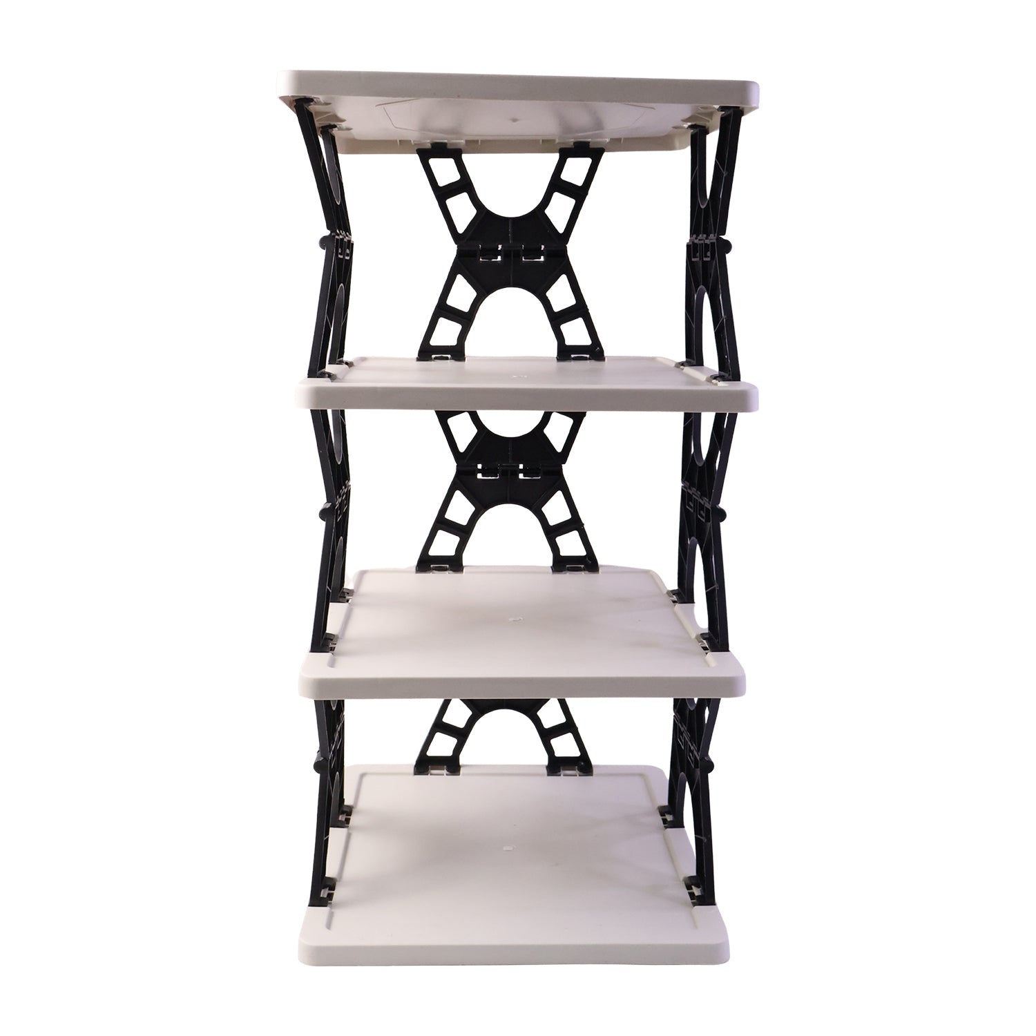 Multipurpose Foldable 4 Layer Storage Rack Space Saving Organizer - Detail View 5