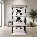 Multipurpose Foldable 4 Layer Storage Rack Space Saving Organizer - Detail View 7