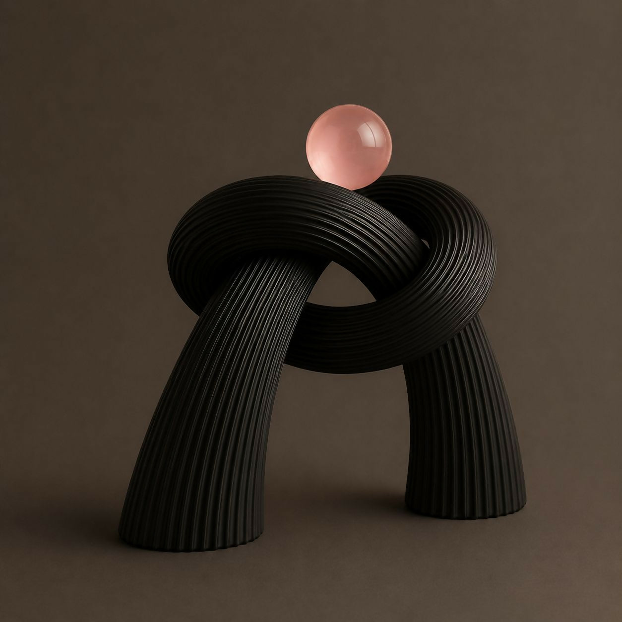 ALVENZA Modern Abstract Knot Sculpture – Elegant Home Decor Accent