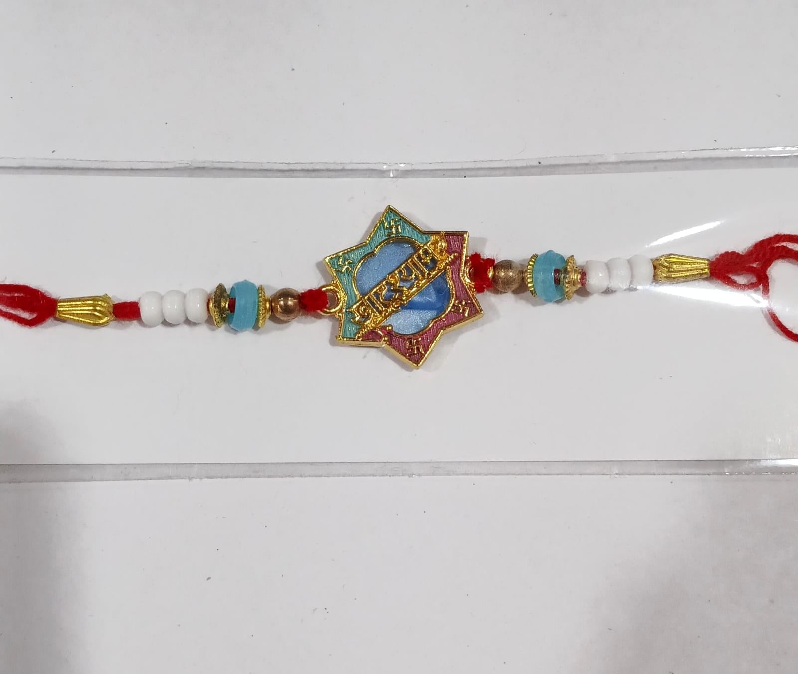 ALVENZA Khatu Shyam Rakhi – Colorful Beads for Raksha Bandhan Celebration