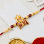 ALVENZA Shiva Trishul Rakhi - Divine Protection & Strength Symbol