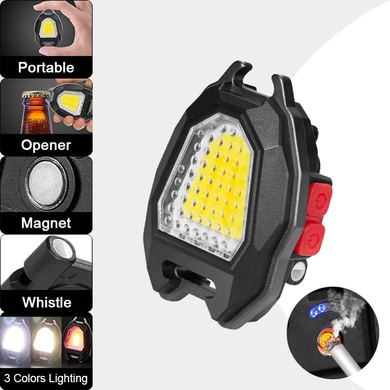 Camping Flashlight Triangular LED with Lighter & 6 Modes | Poravar - Detail View 5