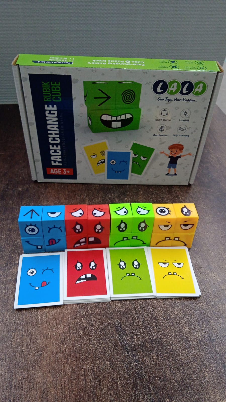 ALVENZA Educational Emotion Puzzle Cube – Develop Emotional Intelligence & Creativity