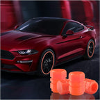 ALVENZA Luminous Tyre Valve Caps – Glow-in-Dark, Universal Fit | RaceVault