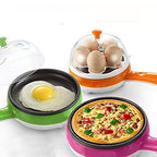 ALVENZA Electric Egg Boiler Frying Pan – 2-in-1 Non-Stick Cooker | Siplix