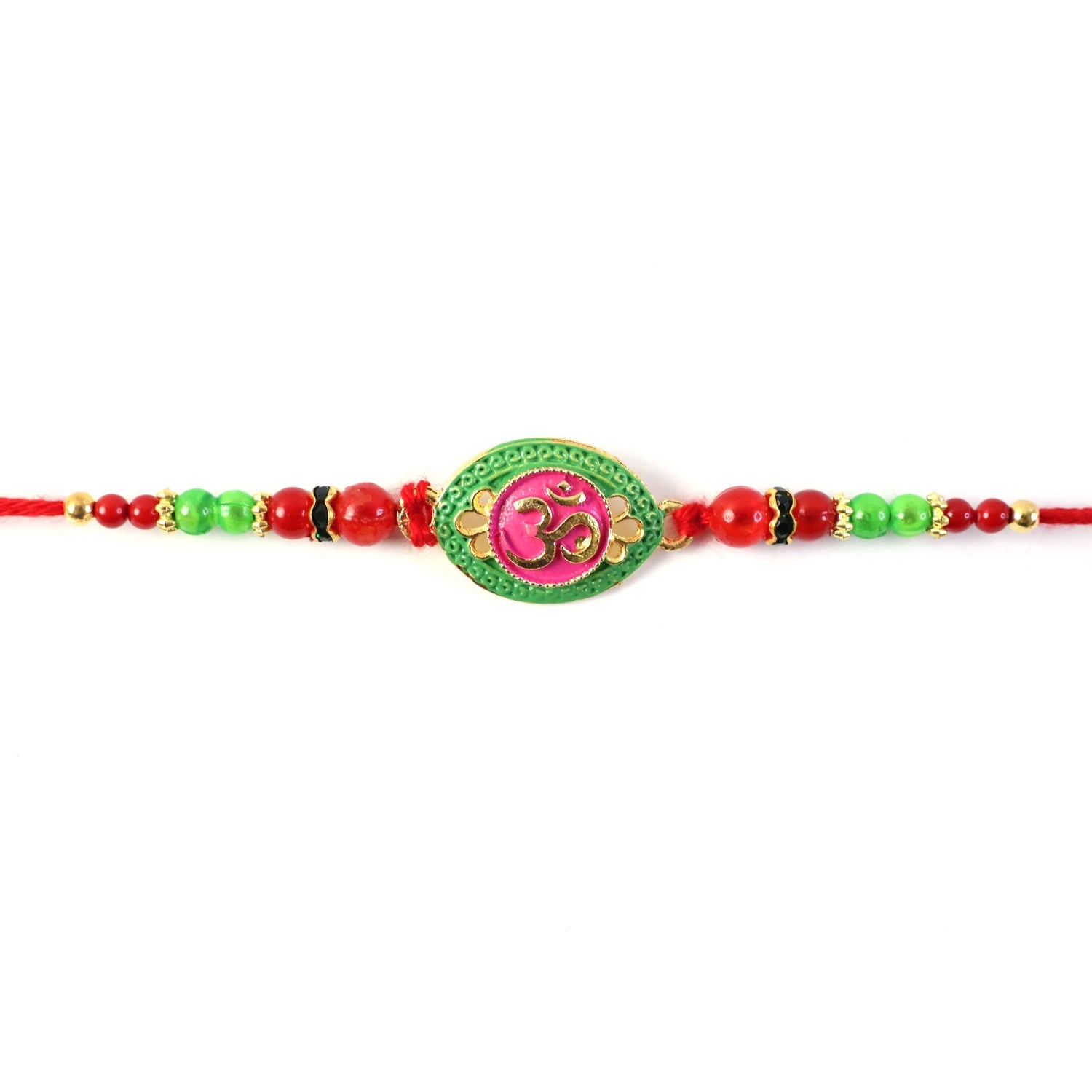 ALVENZA OM Symbol Rakhi – Elegant Designer Thread for Raksha Bandhan