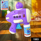 Bubble Gun Toy Automatic LED Leak-Proof Fun for Kids | Aditi - Side View
