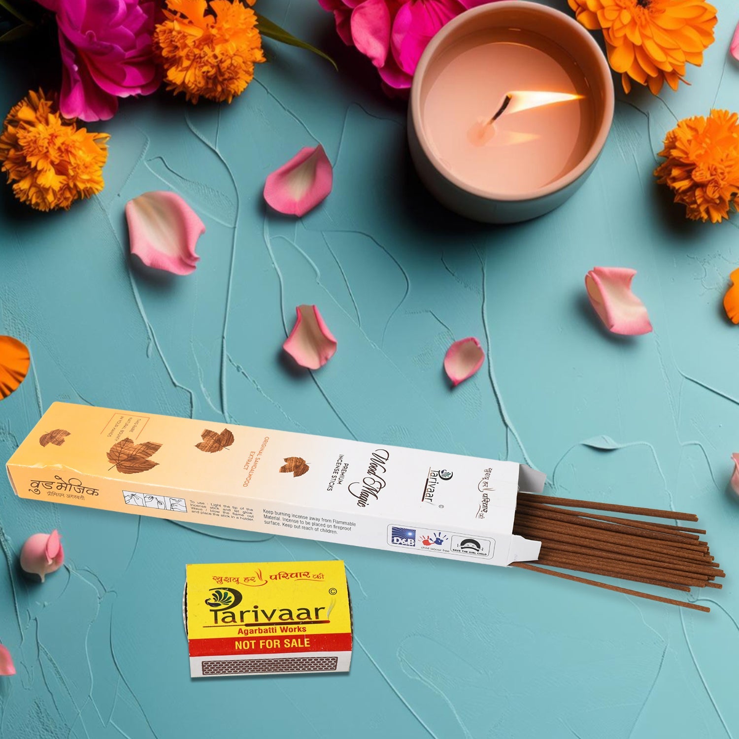 Agarbatti Mix Flavour 90g Long-Lasting Incense | - Front View