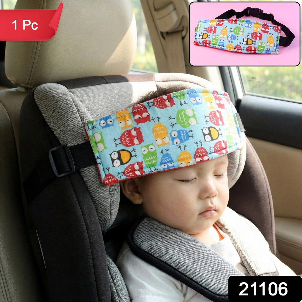 ALVENZA Baby Car Seat Head Support Strap – Adjustable Padded Comfort
