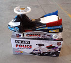 ALVENZA Police Ride-On Toy Car – Musical Lights & Safe for Kids