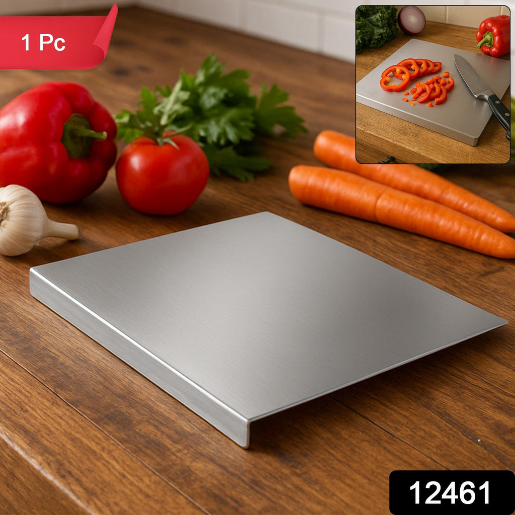 ALVENZA Stainless Steel Anti-Bacterial Chopping Board – Heavy-Duty & Hygienic