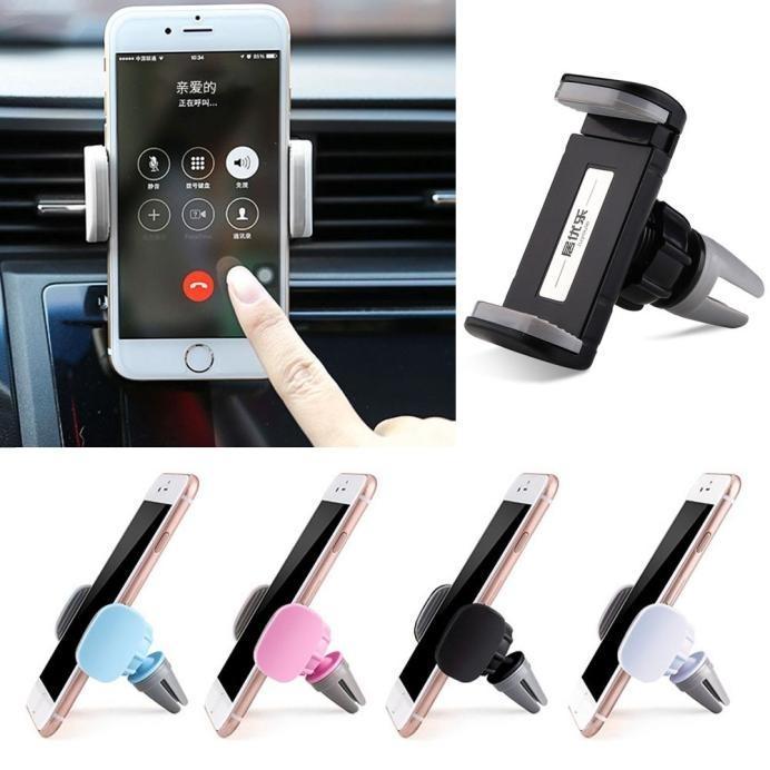 ALVENZA Car Air Vent Mount – Universal Phone Holder for Safe Driving | Velvet Wheels