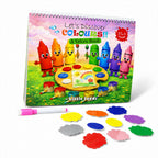 ALVENZA Kids Colour Learning Book – Fun Velcro Matching Activities for Toddlers