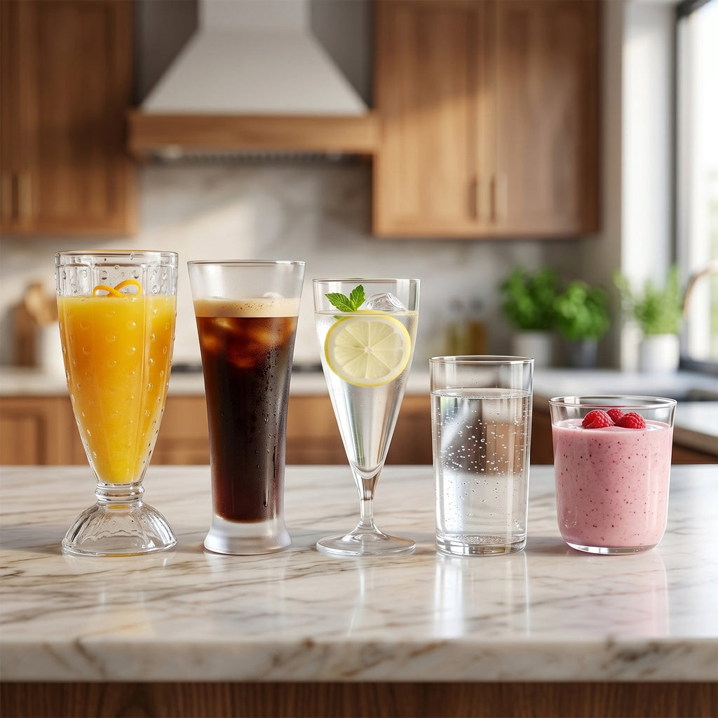 Unbreakable Plastic Drinking Glass Stylish & Long-lasting Drinkware - Detail View 5