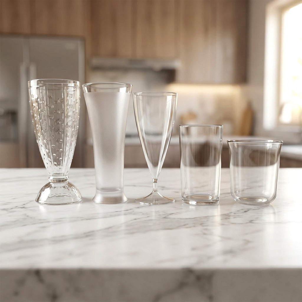 Unbreakable Plastic Drinking Glass Stylish & Long-lasting Drinkware - Detail View 7