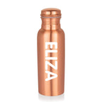 ALVENZA Copper Water Bottle with 2 Glasses – Stylish Leakproof Set