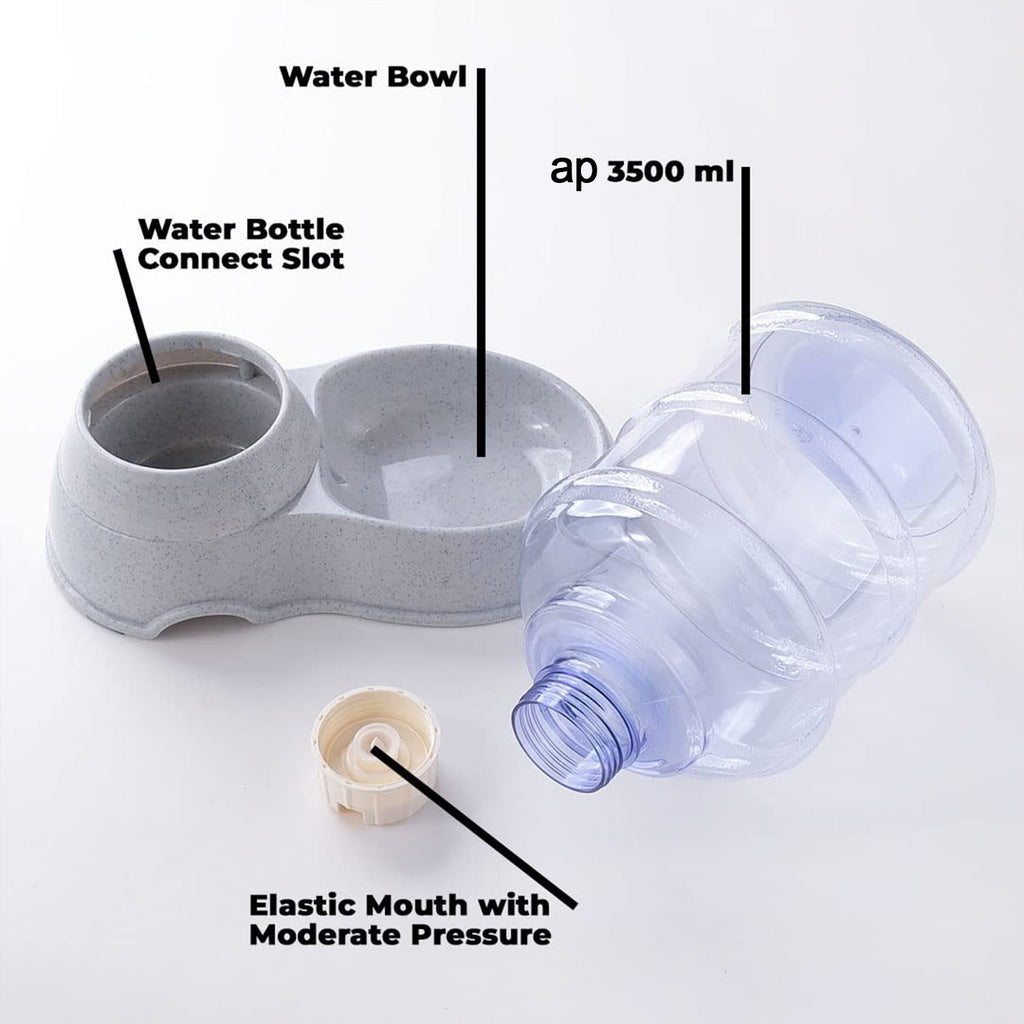 ALVENZA Automatic Pet Water & Food Dispenser – Gravity Self-Feeder | Waggy Tales
