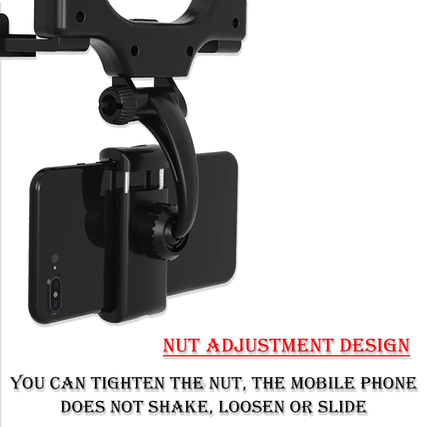 ALVENZA Car Rear View Mobile Holder – Universal Phone Mount | PHOBIA