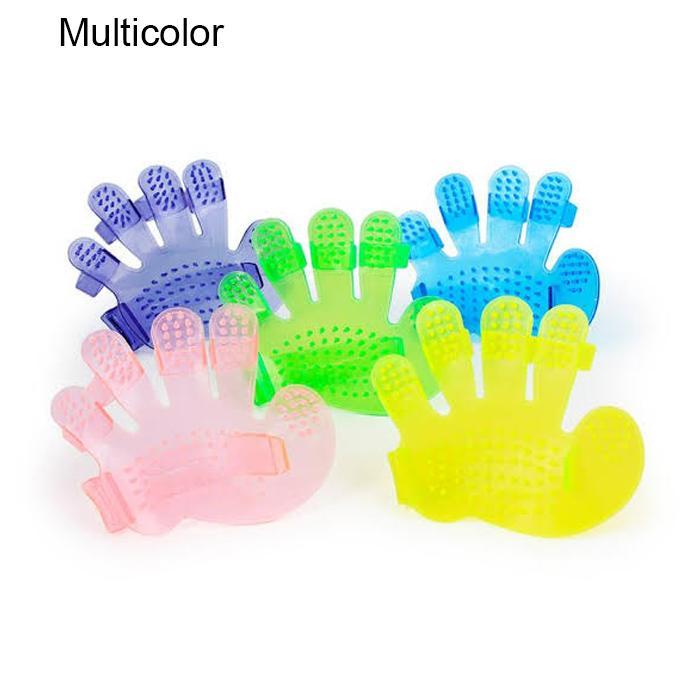 Pet Grooming Gloves Gentle & Effective Fur Removal and Massage - Detail View 6
