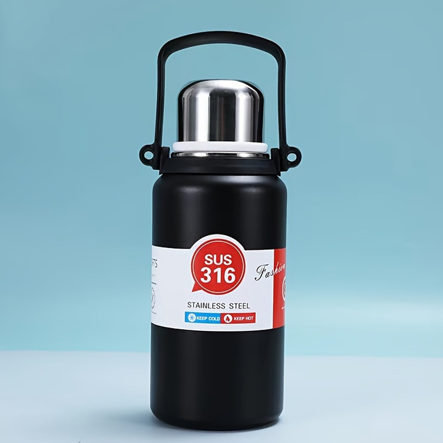 ALVENZA Stainless Steel Insulated Thermos Bottle – Airtight 1200ml