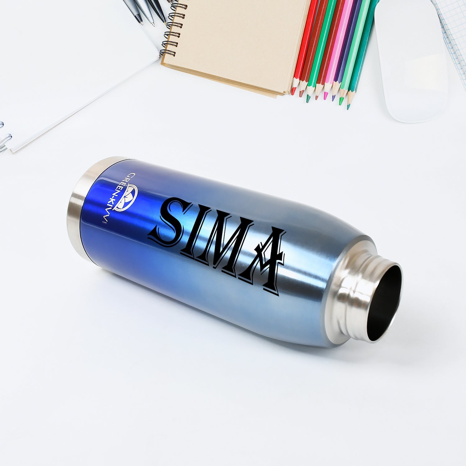 ALVENZA Customized Steel Water Bottle – Double Wall, Leak Proof | CustomSpot