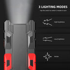 ALVENZA Mini LED Flashlight with Power Bank – USB Rechargeable, 3 Modes | Phonixio