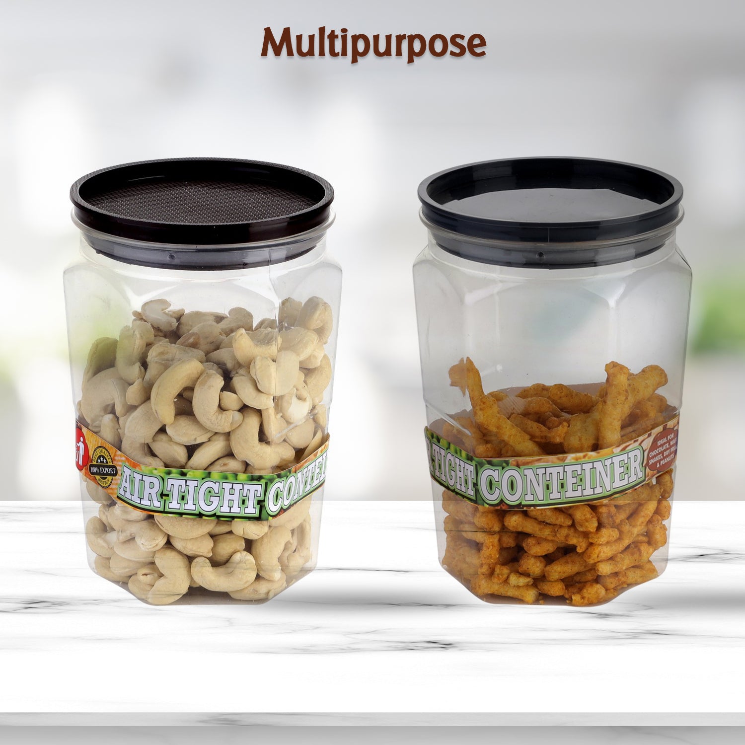 ALVENZA Air Tight Kitchen Storage Container – 1100ml Set of 6 | Velvet Wheels
