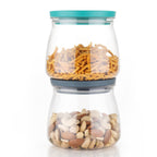 ALVENZA Airtight Storage Jars – Matka Shape, 900ml Set of 6 | Velvet Wheels