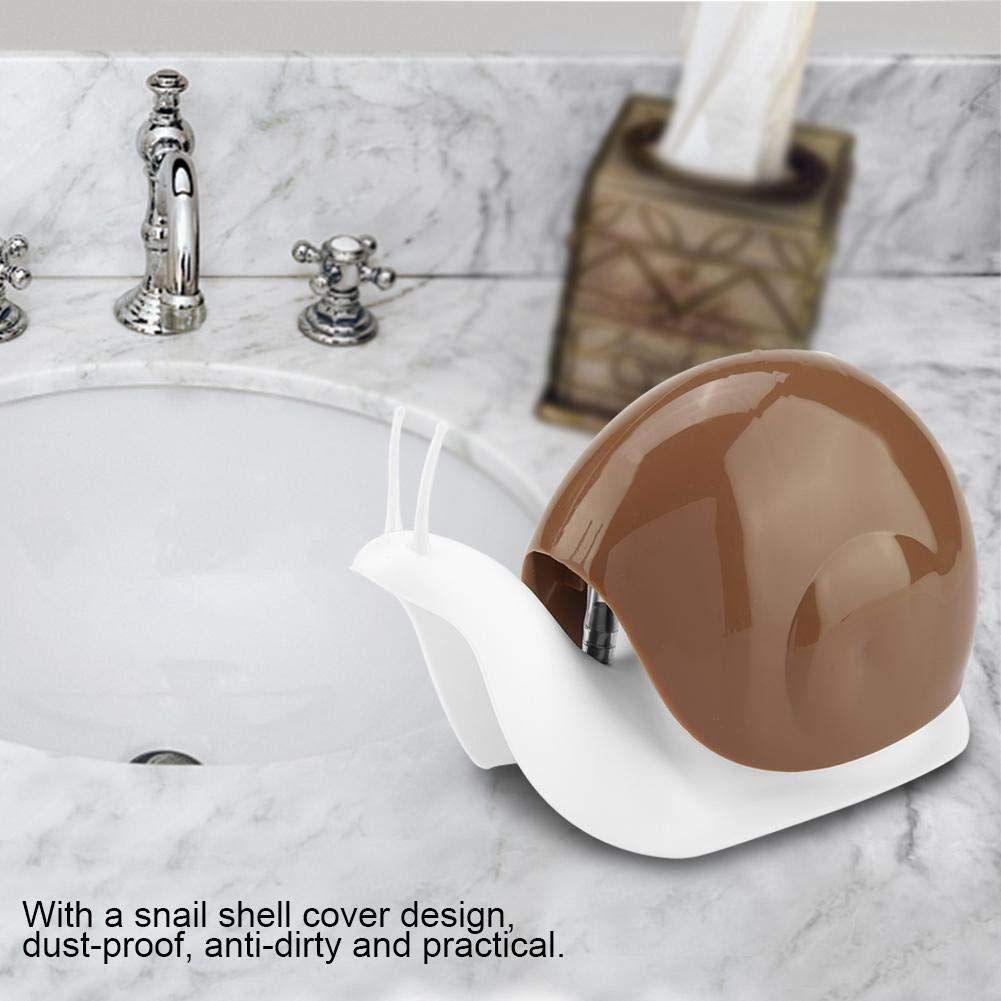 ALVENZA Snail Shape Soap Dispenser – Portable & Refillable | VelvetBubbles