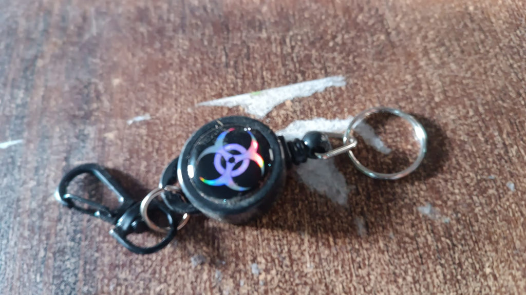 Retractable Key Chain Anti-Lost Steel Wire Reel - Detail View 7