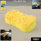 ALVENZA Microfiber Car Washing Sponge – Dual-Surface & Scratch-Free Finish