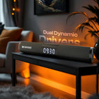 ALVENZA Wireless Bluetooth Speaker – Digital Clock & Portable Design