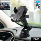ALVENZA Car Mobile Holder – Adjustable 360° Suction Mount with One-Touch Lock