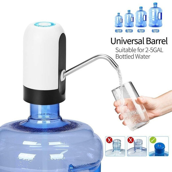 ALVENZA Automatic Water Pump – USB Rechargeable for 20L Bottles | Tidy Table