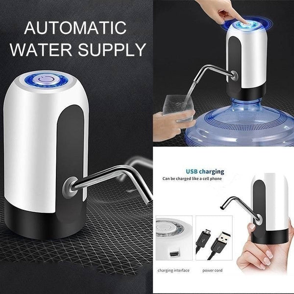 ALVENZA Automatic Water Pump – USB Rechargeable for 20L Bottles | Tidy Table