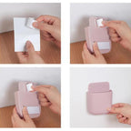 ALVENZA Wall Mounted Phone Holder – Charging Port | 4 Pcs | PHOBIA