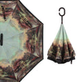 ALVENZA Reverse Umbrella – Windproof Automatic Compact Travel | FERVENT