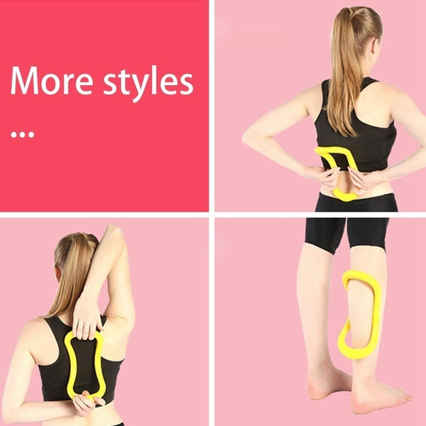Yoga Ring Portable Pilates Exercise Tool for Strength & Flexibility - Detail View 6