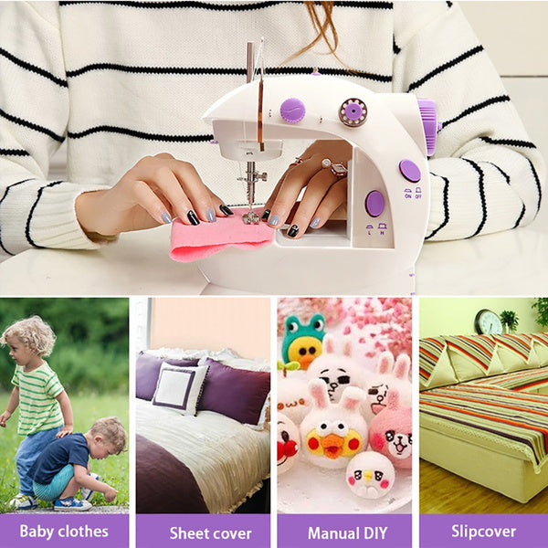 ALVENZA Mini Sewing Machine – Portable Stitching Tool | XcelCraft